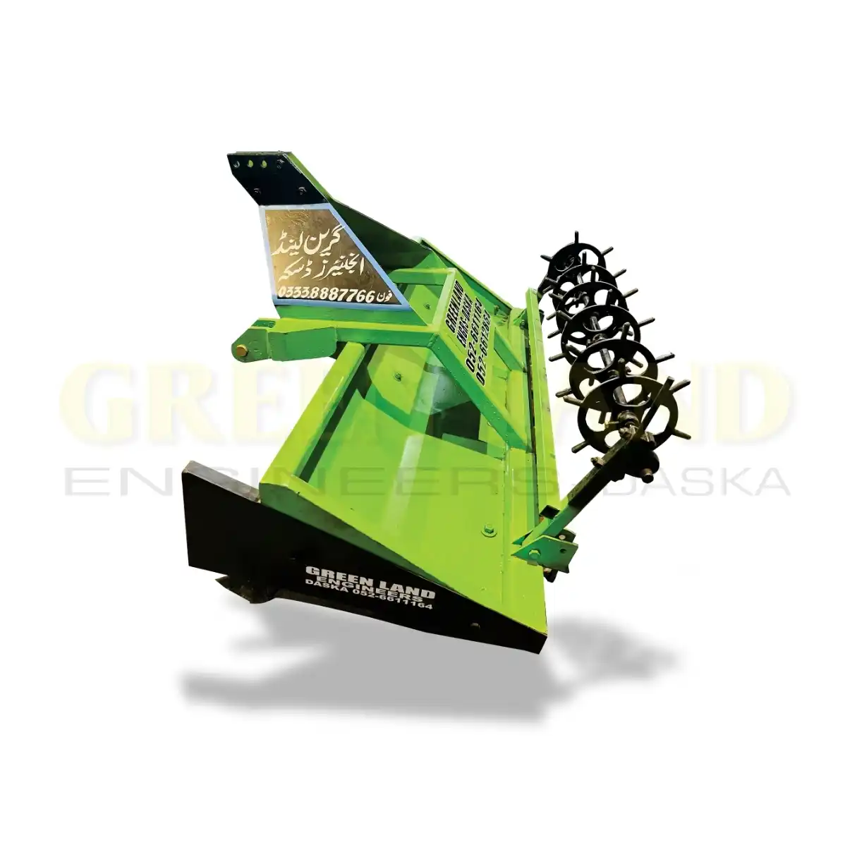 Garlic Bed Shaper With Seed Placement Pointer